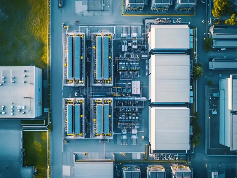 Batteriespeicher von oben